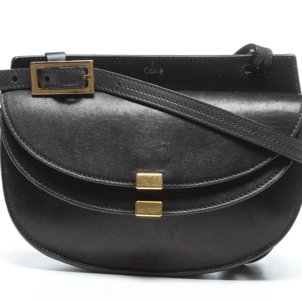 CHLOE Georgia Calfskin Crossbody Small Bag